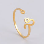 Horoskooppimerkki sormus 12 tähtikuviota