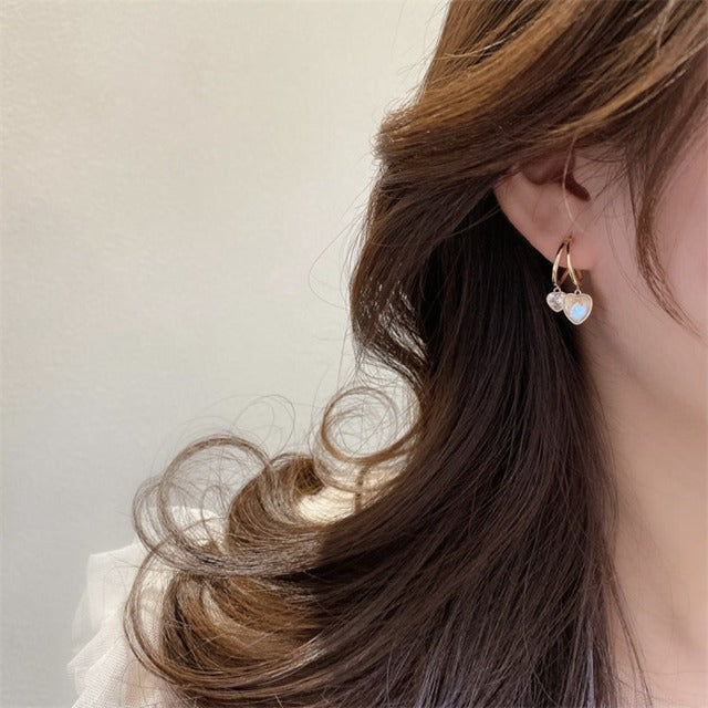 Kultaiset sydänkorvakorut