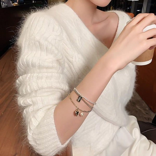 Rannekoru Sydän & Etelämeren helmet