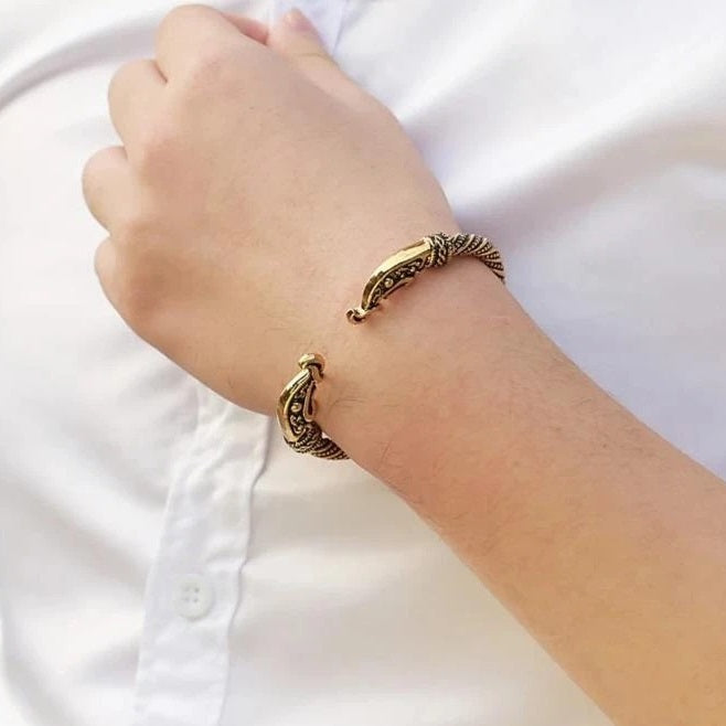 Viking-rannekoru Ragnar (Hopea tai Kulta) 