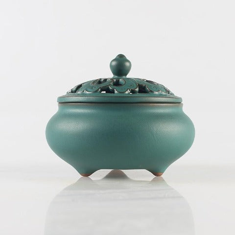 Savipoltin savukkeenpolttimelle vihreä keramiikka