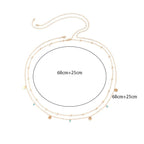 Vatsaketju helmillä naisille