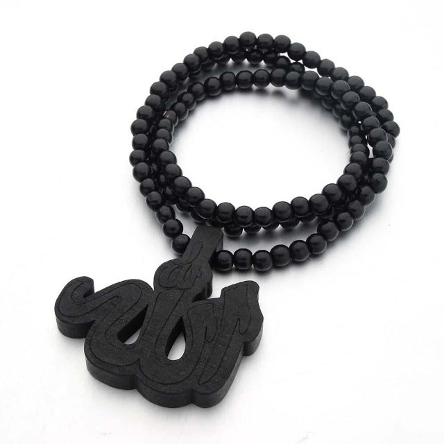 Arabialainen muslimirukousnauha Sebha musta