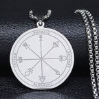 Kaulakoru hopea- ja kultasuojelutalismanin kanssa hopea