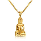 Kultainen Buddha-kaulakoru