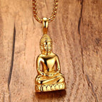 Kultainen Buddha-kaulakoru
