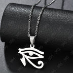 Egyptin kaulakoru Oudjat Horuksen silmä hopea