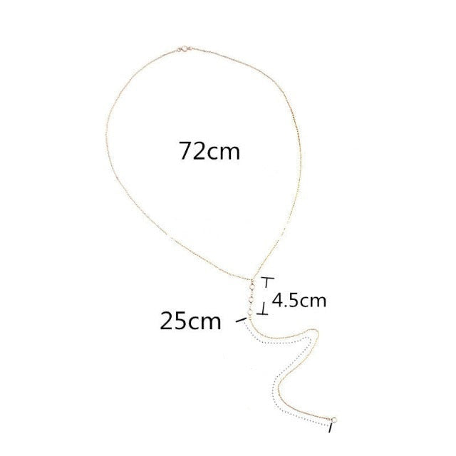 Naisten selkäriipuskaulakoru